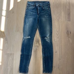 CH Citizens of Humanity Distressed Rocket Highrise Skinny Jeans 28 EUC